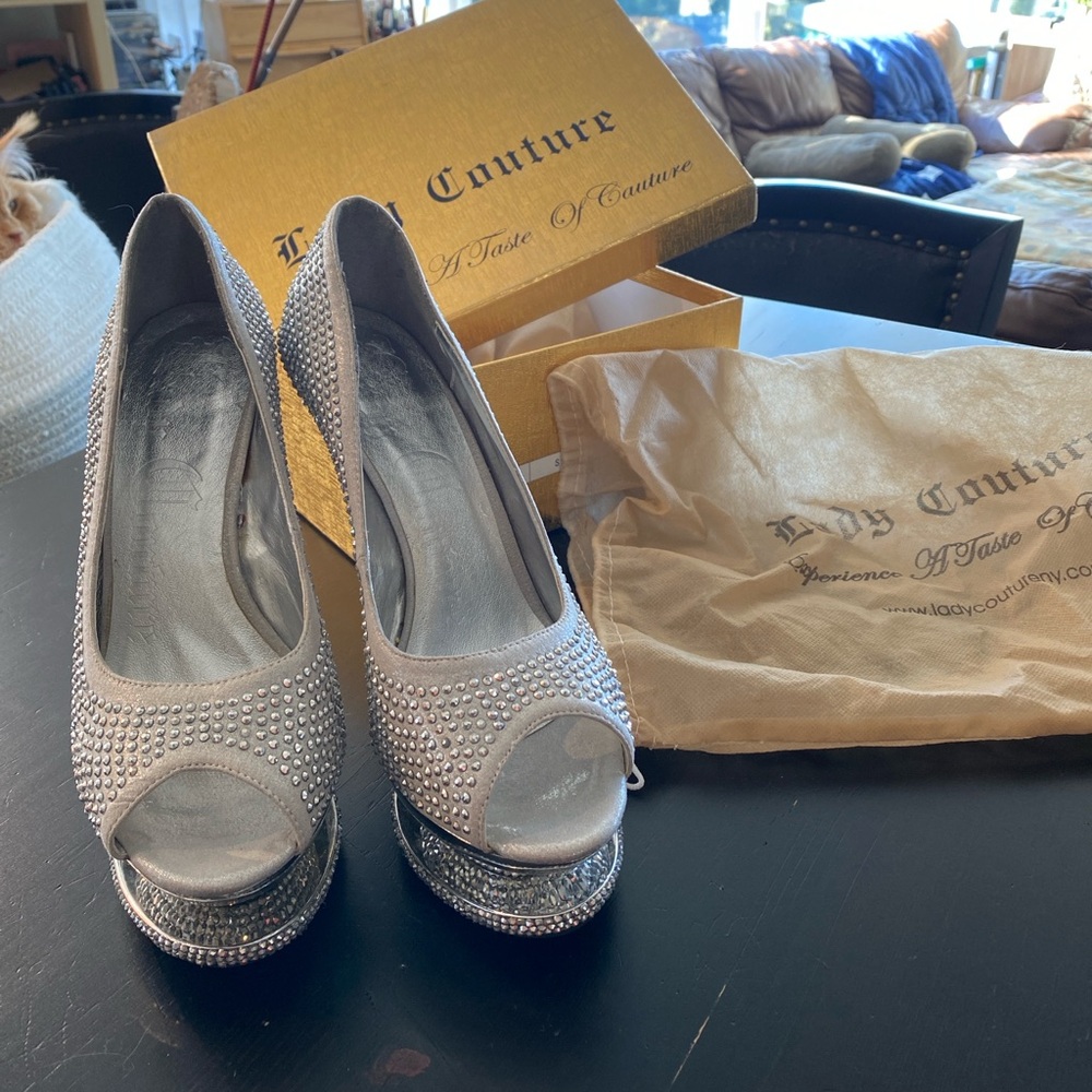 Very flashy High heels perfect for wedding or prom bought in USA